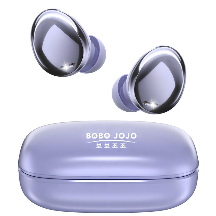 BOBOJOJO버즈 무선 블루투스 이어폰 방수 스포츠 미니 C Type 이어폰, 퍼플 BOBOJOJO버즈 무선 블루투스 이어폰 방수 스포츠 미니 C Type 이어폰, 퍼플