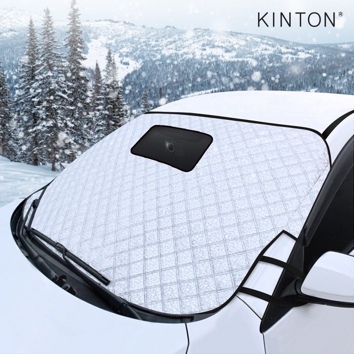 킨톤 성에방지커버 햇빛가리개 블랙박스 오픈형 앞유리용+보관용 가방, 1개 10,900
