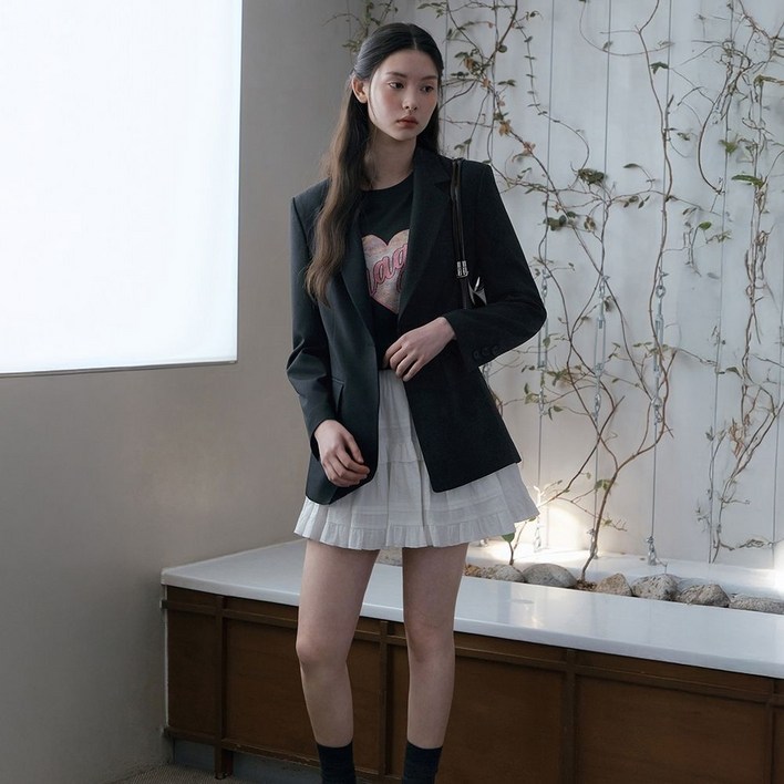 [매장정품] 잇미샤 [26 S/S] 테일러드 카라 싱글 자켓 봄무드 모던핏