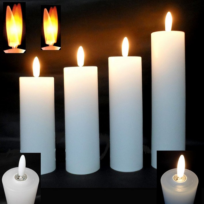 흔들림 전기초 법당 성당 기도원 흔들리는 원백 LED초