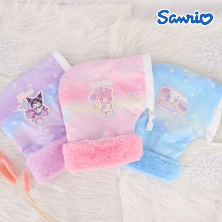 산리오 정품 방한 방수 킥보드 장갑 시나모롤 쿠로미 마이멜로디