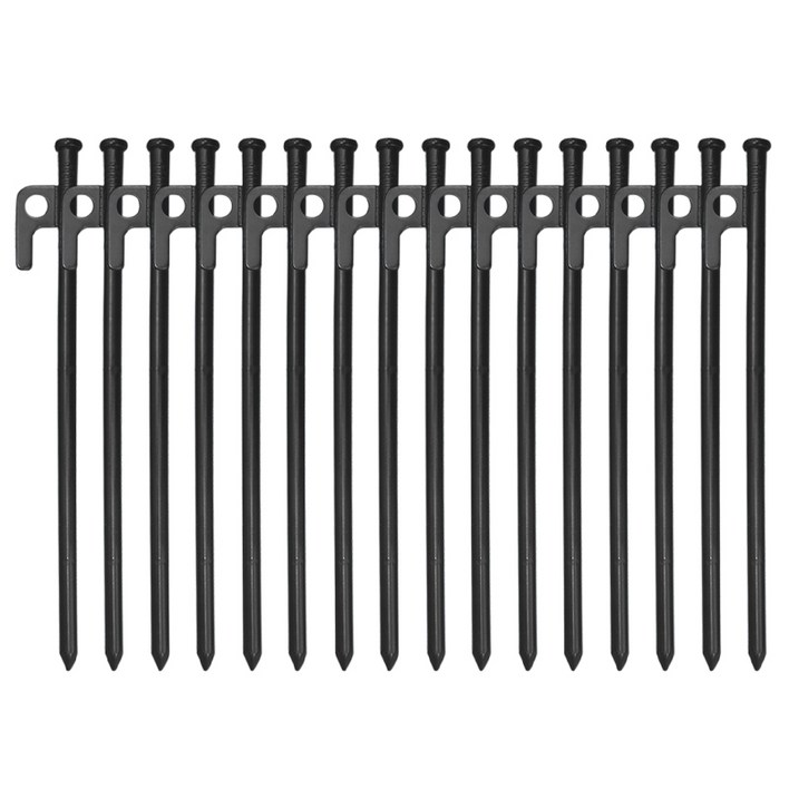 MOON LENCE 고강도 캠핑 단조팩 텐트팩 텐트, 16개