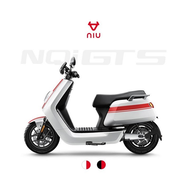 전기 스쿠터 니우 NQIGTS 듀얼배터리 사전예약, 블랙