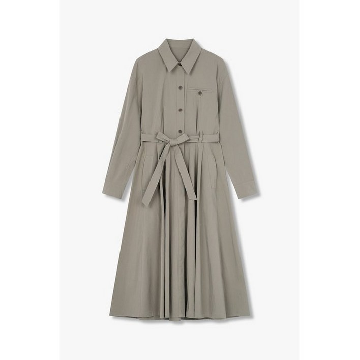 GCUT 스트레치 벨티드 셔츠 원피스 7255137101135