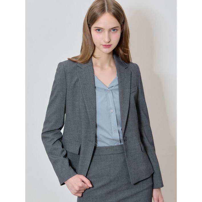 쉬즈미스 2SET 베이직 셋업 재킷+H라인 미니 스커트 2종세트 택가격 416000원