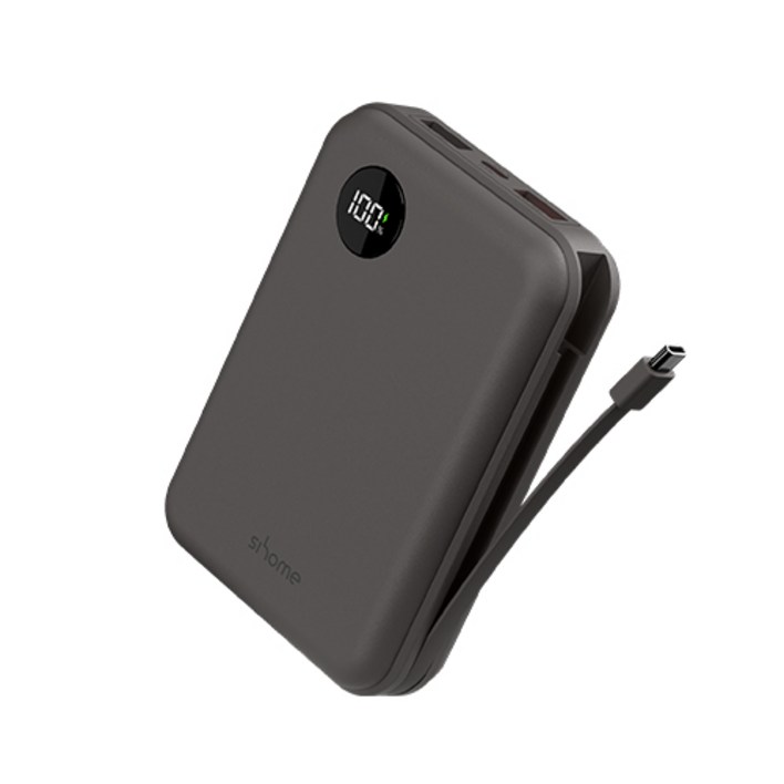 시홈 22.5W 고속충전 대용량 휴대용 보조배터리 20000mAh, 모카브라운, SHFB2Y