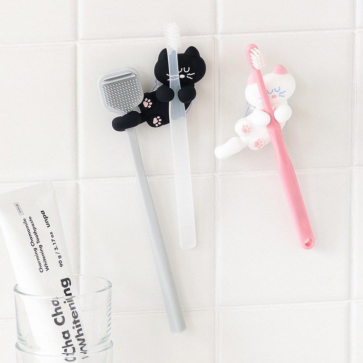 Brunch Brother 모그리 실리콘 칫솔걸이 ver.2 세트