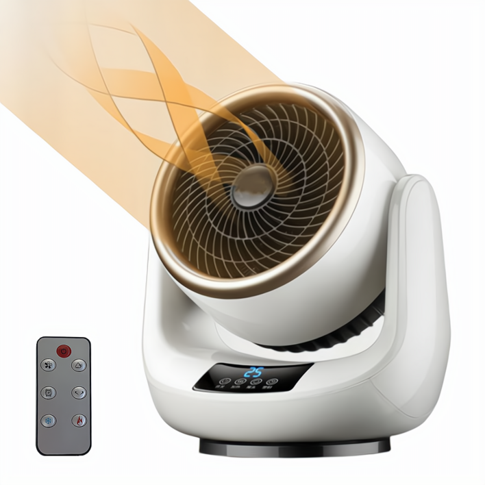 TLucky 회전형 전기온풍기 NFJ007 PTC 서큘레이터 히터팬