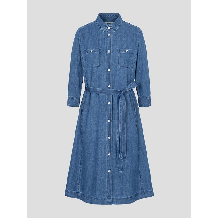 빈폴레이디스 데님 7부 소매 셔츠 원피스