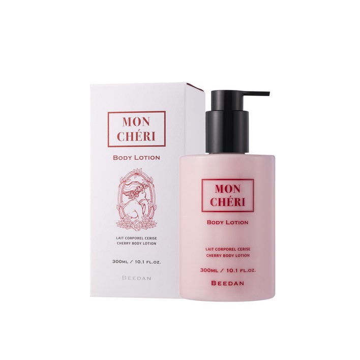 비단부티크 몽쉐리 향좋은 체리 비타민 바디로션 300ml, 1개, 300ml