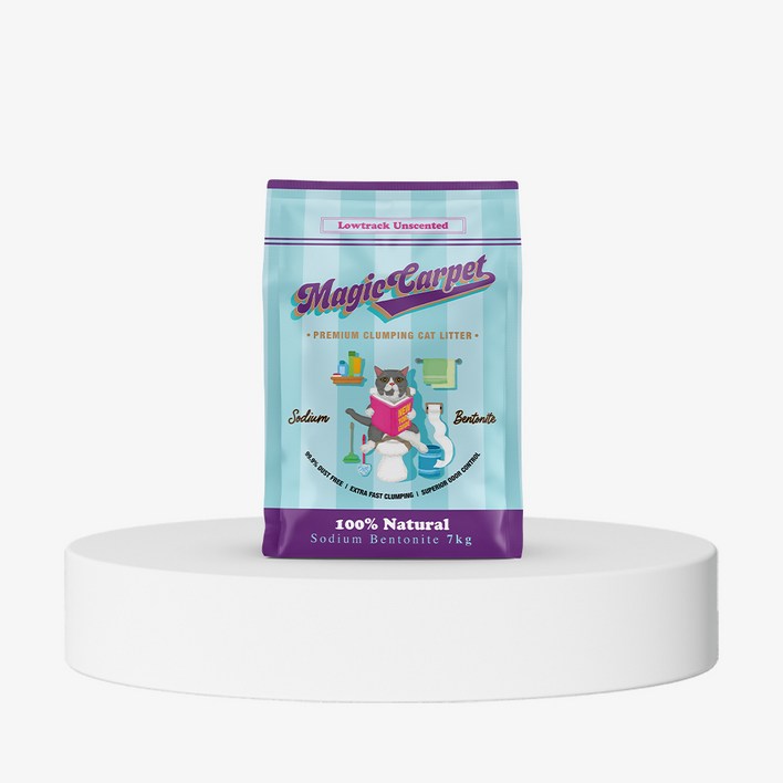 매직카펫 오리지널 굵은입자로우트랙 7kg 고양이모래