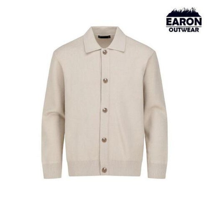 EARON 소프트터치 밀라노 립 스웨터 가디건