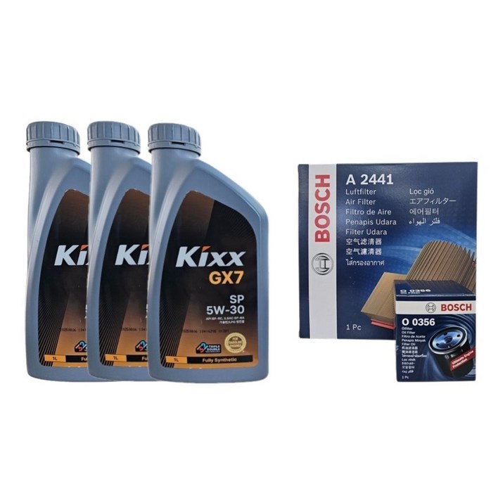 킥스 G1 5W30 올뉴모닝 엔진오일에어크리너오일필터 세트