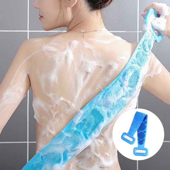 소니모리 샤워타올 바디브러쉬 스크럽 때 목욕 샤워타월, 1개, 블루, 1개입