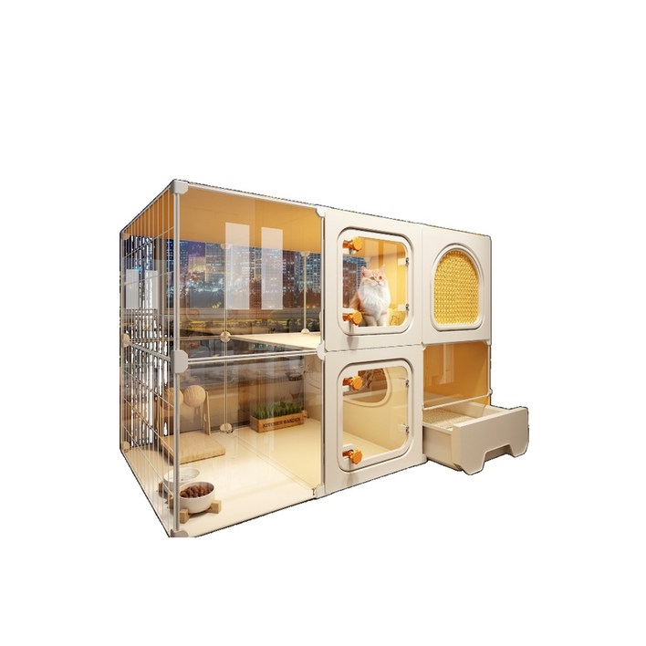 파노라마 고양이 케이지 고양이원룸