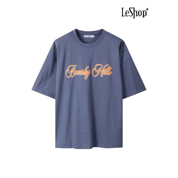 르샵 유니크 레터링 반팔 티셔츠  BP3TS015A