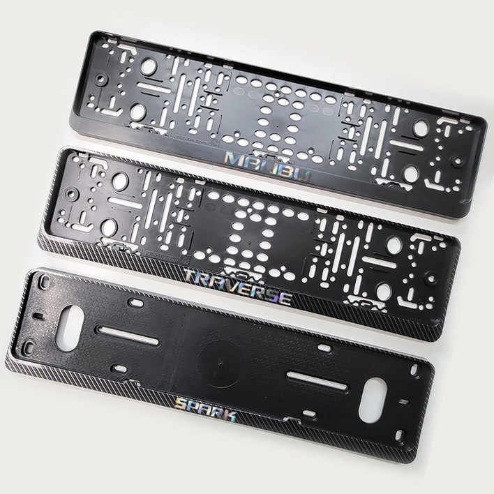 쉐보레자동차 로고번호판 플레이트가드1, 1개