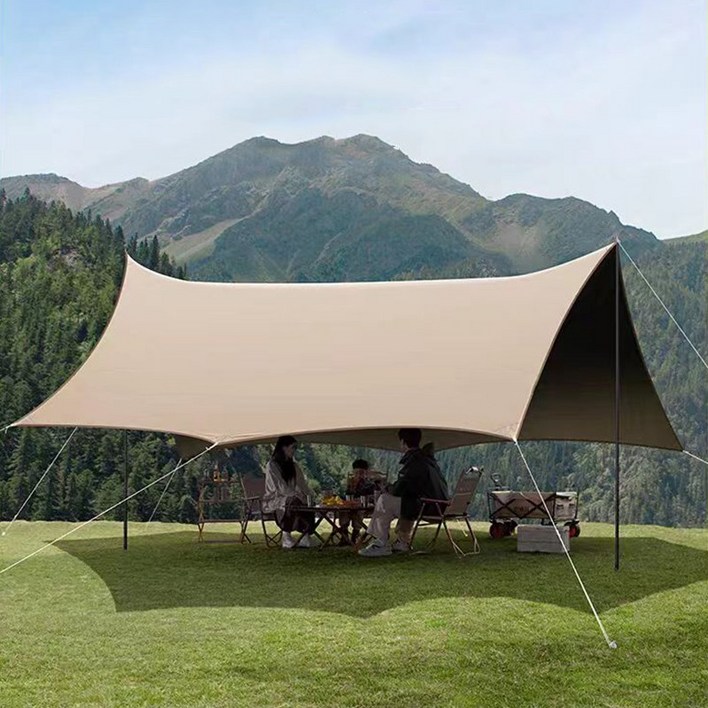 타프 휴대용 방수 타프 대형 블랙코팅타프