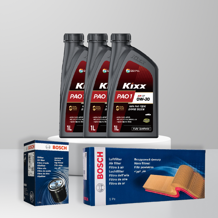 뉴모닝 09년 7월이후 (SA) 1.0 가솔린 엔진오일세트 킥스 파오1 0W30 (PAO1)