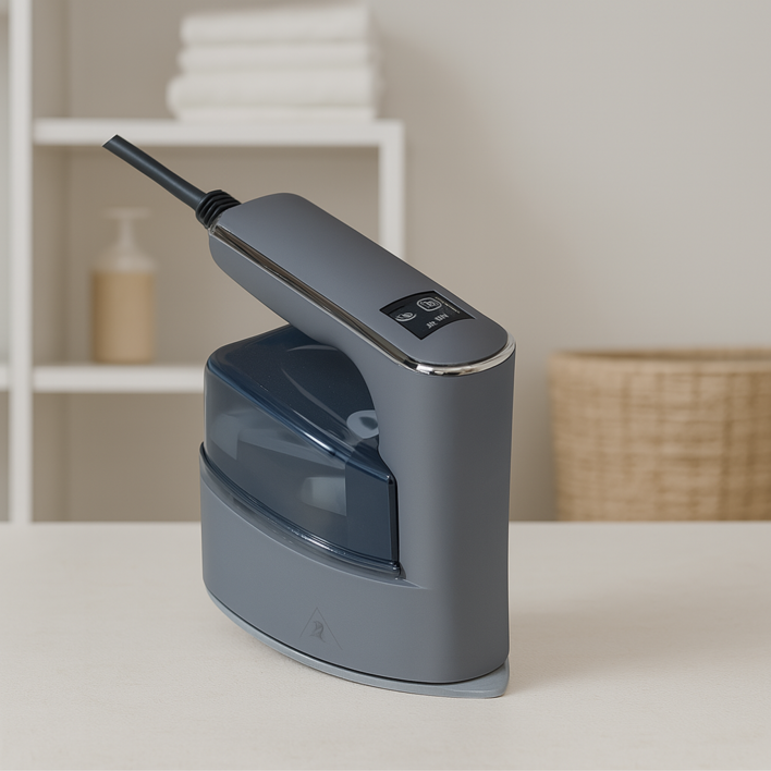 슈퍼 스팀다리미 핸디형 건식 습식 1950W 파워 스팀 와이셔츠 휴대용 소형 1인 가구, 화이트