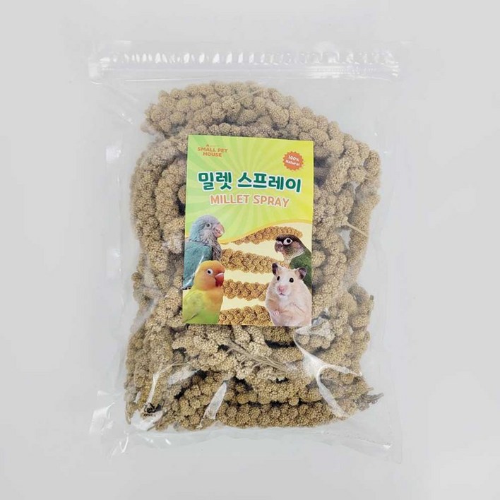 스프레이 밀렛 500g 알곡 앵무새 햄스터 소동물간식