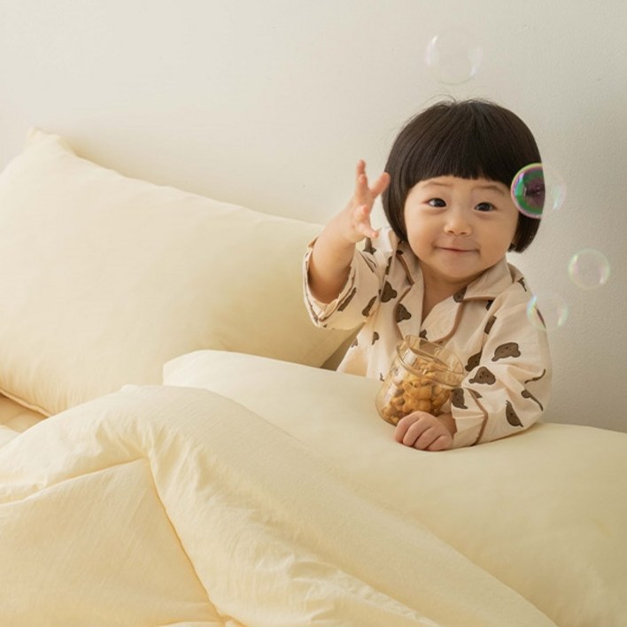 먼지 날림 없는 사계절 차렵 이불 세트 알러지케어 국산 원단 사용