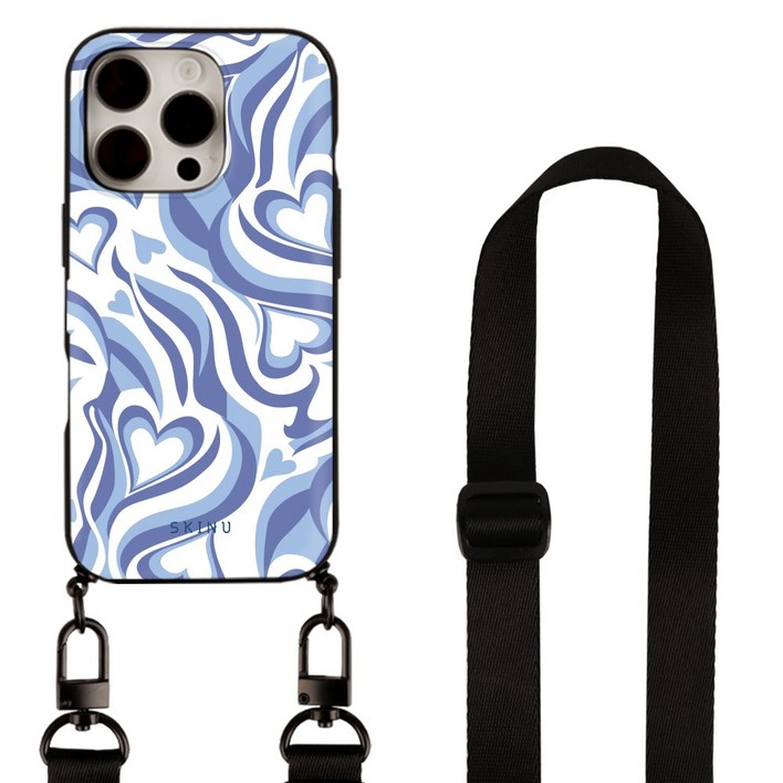 스키누 NEW유레카 크로스바디 카드3장 수납 범퍼 스트랩 목걸이 케이스ver.2