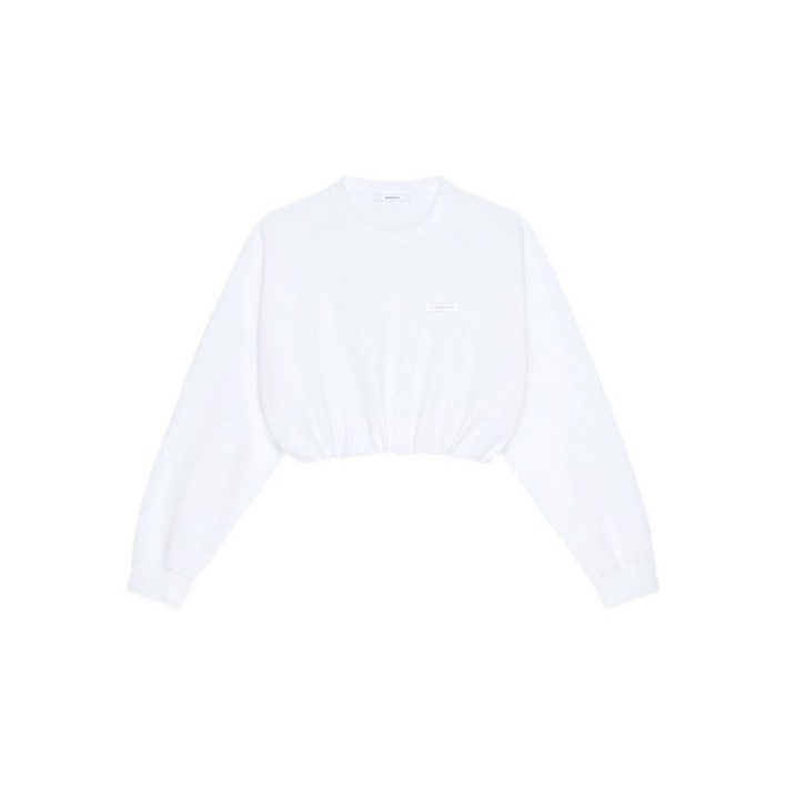 지방시 로고 패치 크롭 스웨트셔츠