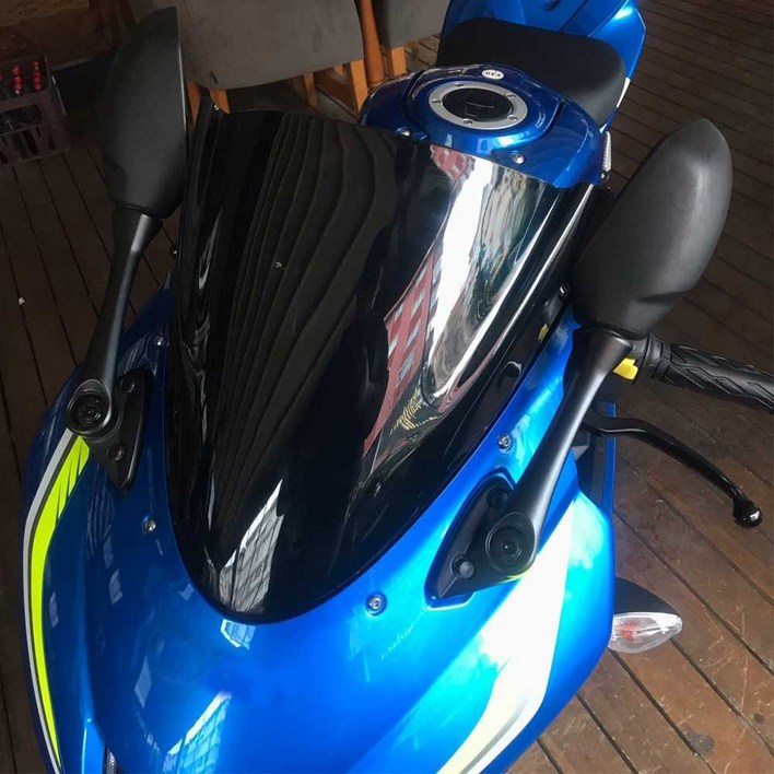 gsxr125 앞유리 스즈키 윈드스크린 튜닝 바람막이 스티어링 그립 오토바이 브레이크