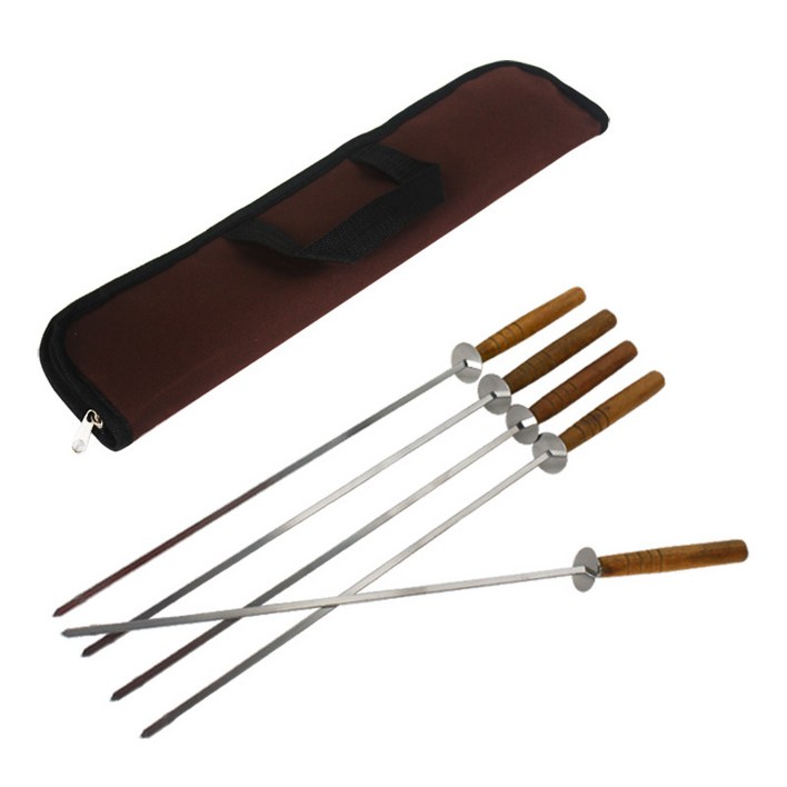 원목 바베큐 1열 꼬치구이 세트