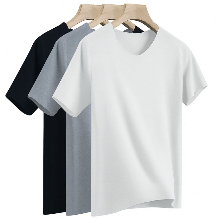 스포코지 겨울 남자 기모 히트텍 반팔 티 내의 런닝 티 셔츠 보온 심리스 내복