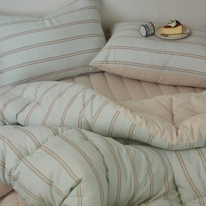 애프터홈 국내제조 먼지없는 알러지케어 부드러운 워싱 옥수수솜 사계절 차렵이불 세트