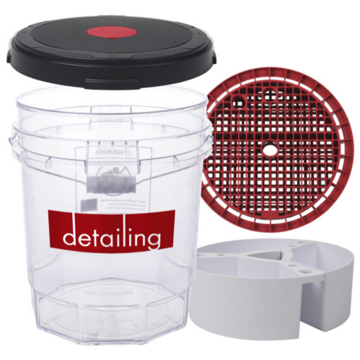 디테일링 크리스탈 클리어 세차버킷 4종세트, 1개