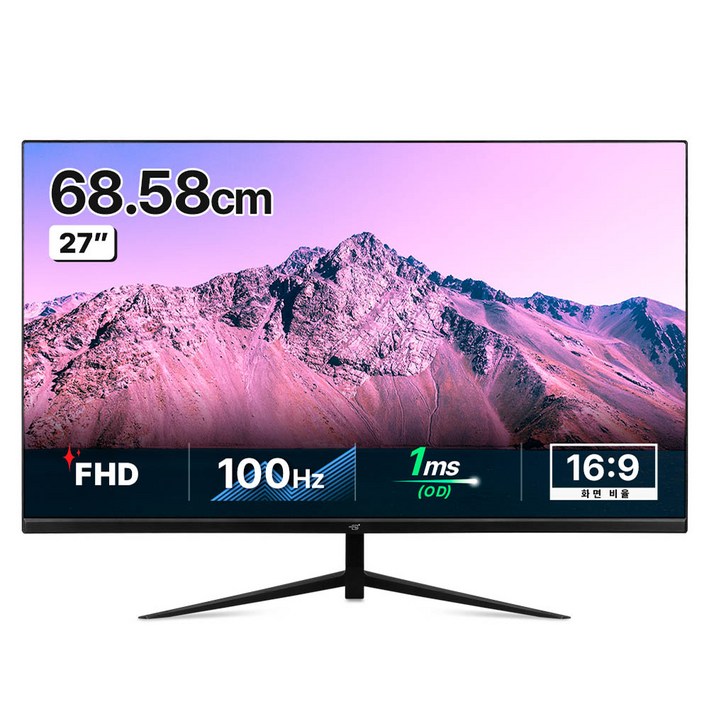 어드밴스원 FHD 100hz 2HDMI 모니터, 68.6cm, MV27KL무결점 어드밴스원 FHD 100hz 2HDMI 모니터, 68.6cm, MV27KL무결점