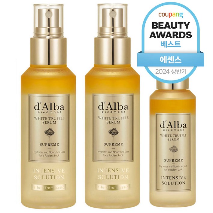달바 화이트 트러플 수프림 인텐시브 세럼 100ml+100ml+수프림 세럼 50ml 세트, 1세트