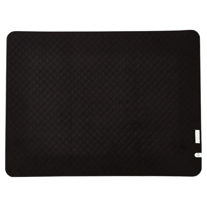 더안 EMF 탄소 캠핑용 전기장판 매트 극세사 블랙 JJ3200, 퀸150 x 200 cm