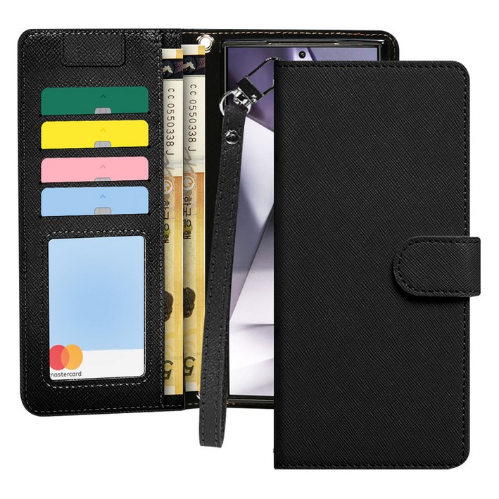 아이엔픽 사올린 소가죽 지갑 다이어리 휴대폰 케이스