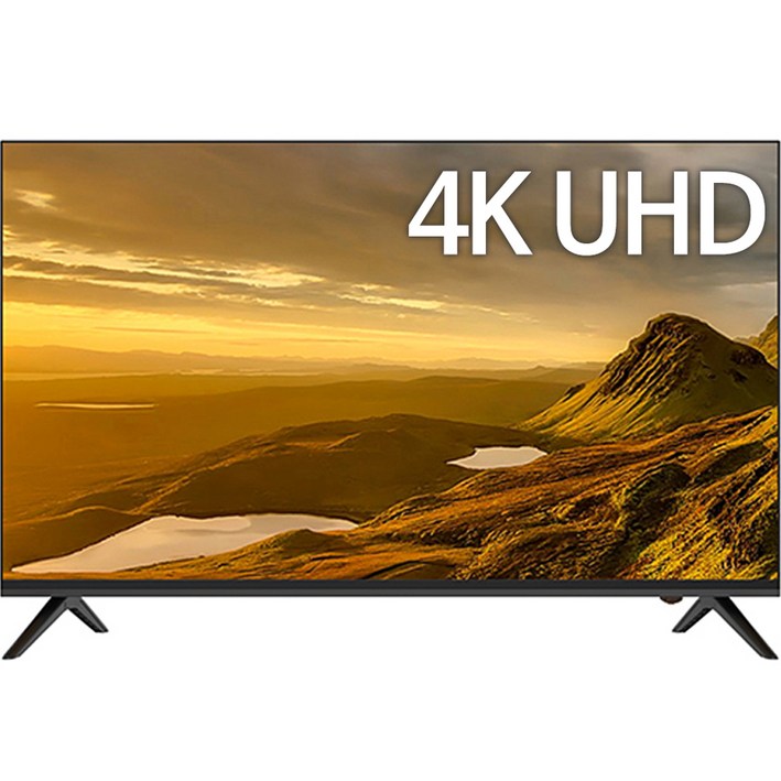 와이드뷰 안드로이드9 4K UHD LED TV, 109cm43인치, GTWV43UHDE1, 스탠드형, 자가설치