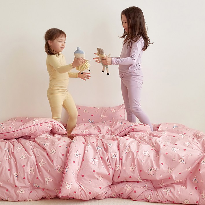 마틸라 디어프렌드 고밀도 순면 아동 차렵이불 + 베개커버 세트