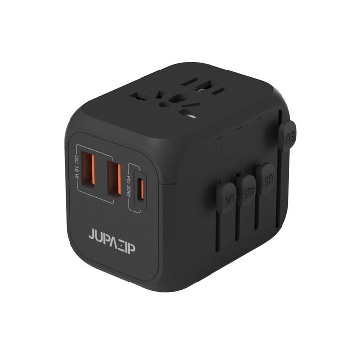 주파집 여행용 초고속 PD 30W usb 멀티 어댑터 JP-AD300, 1개