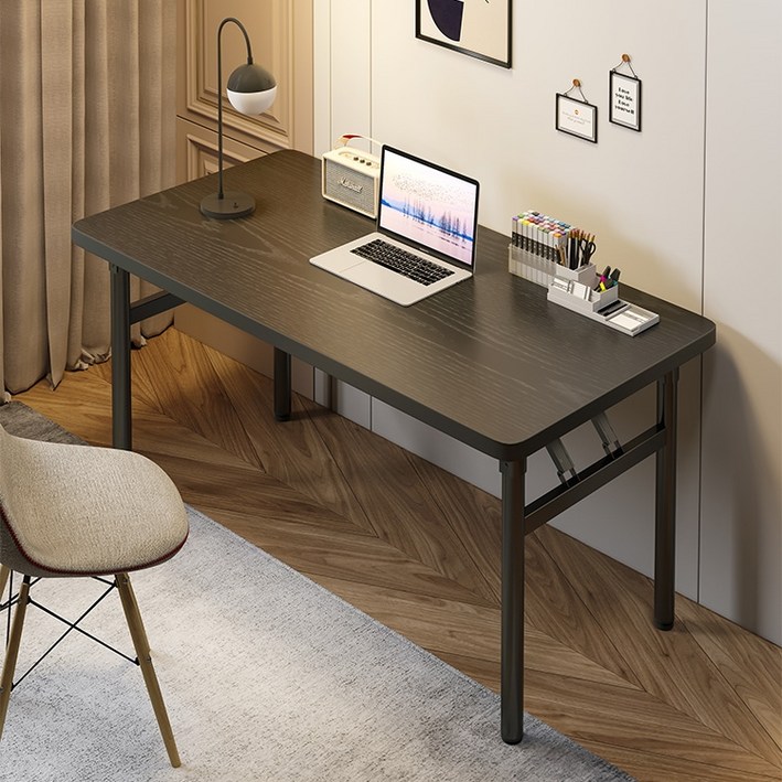 오브민 공간활용 철제 접이식 스틸 책상 식탁 테이블 800