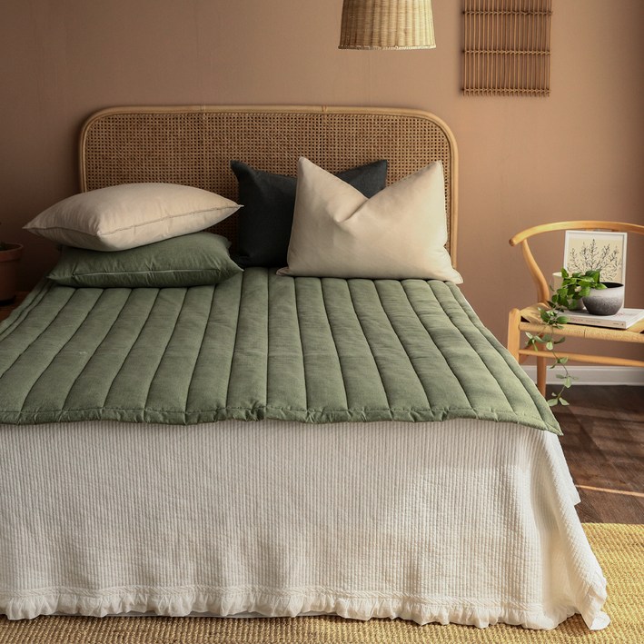 헬로우슬립 먼지없는 코코 미끄럼방지 나노화이바 침대패드