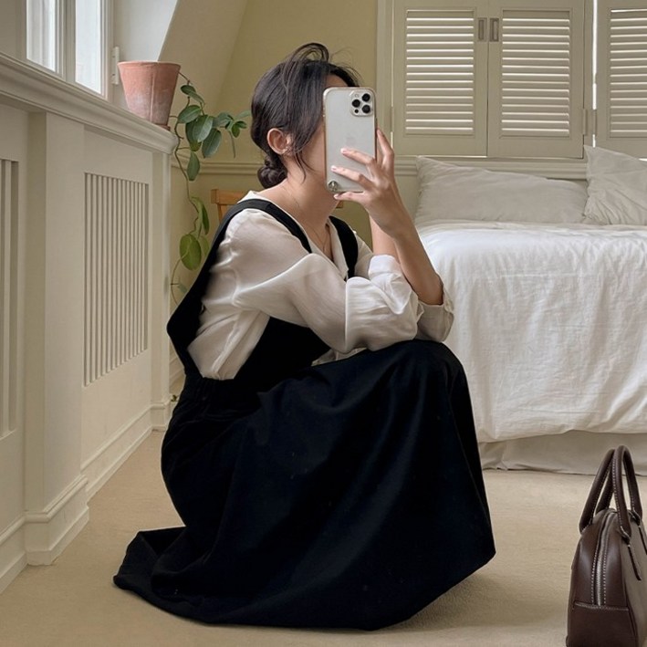 코코블랑 [코코메이드]플리츠 다이닝 원피스(밴딩)
