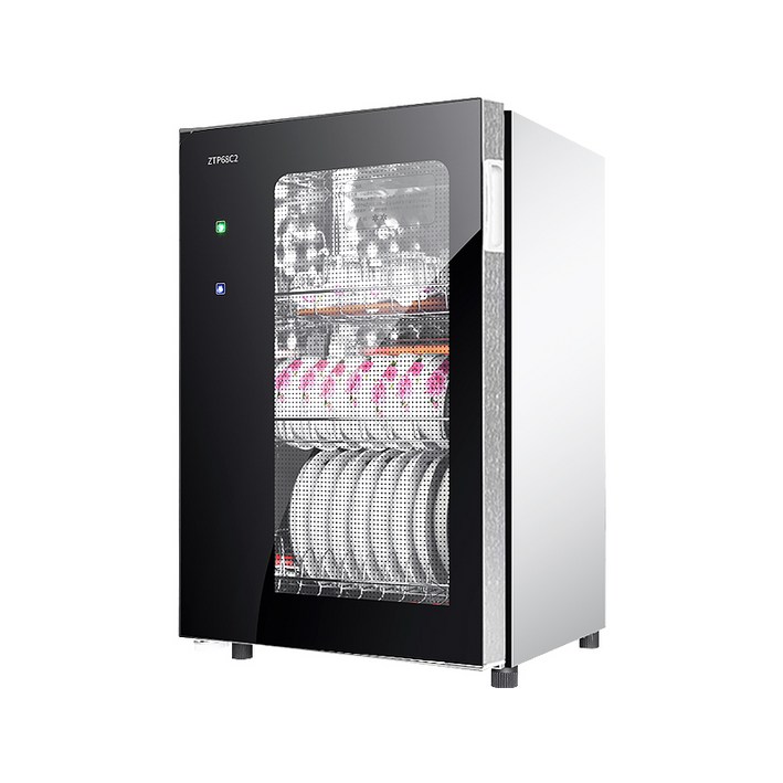 식기살균기 컵소독기 벽걸이형 스테인레스 3단 선반 열소독