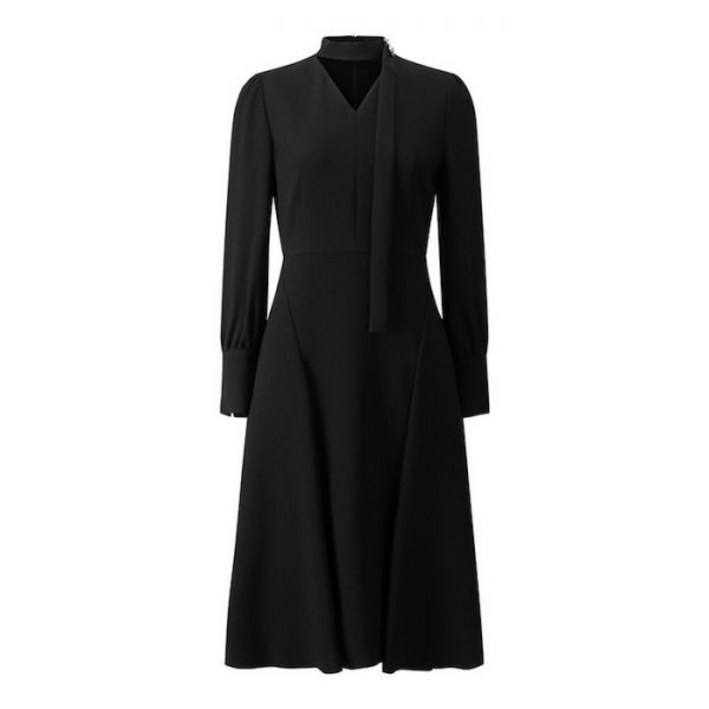 모조에스핀 [모조] 넥 포인트 플레어 원피스 BKJ244MSE033