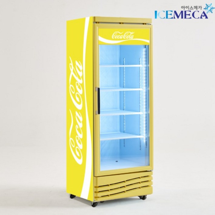 프리탑 FT-470R옐로우 콜라 음료수 냉장고 업소용