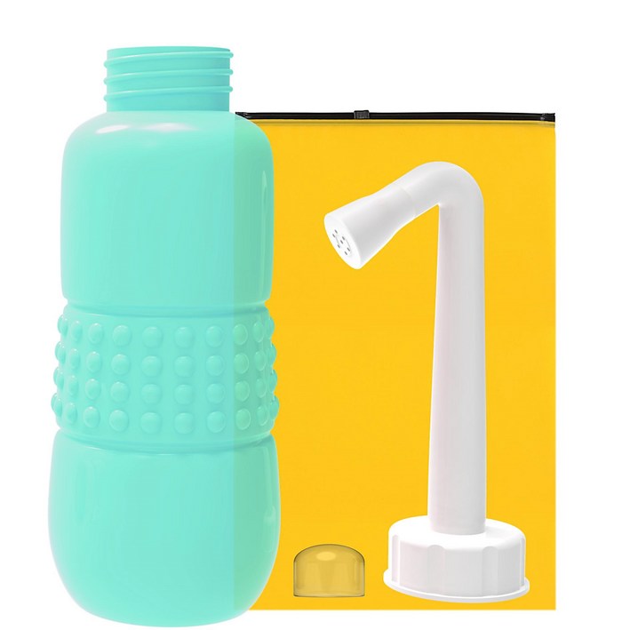 르베르 건전지 필요없는 휴대용 비데  파우치 포함 , 그린