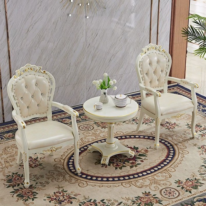 엔틱 티테이블 세트 베란다 침실 탁자 테라스 야외 빈티지 카페 티