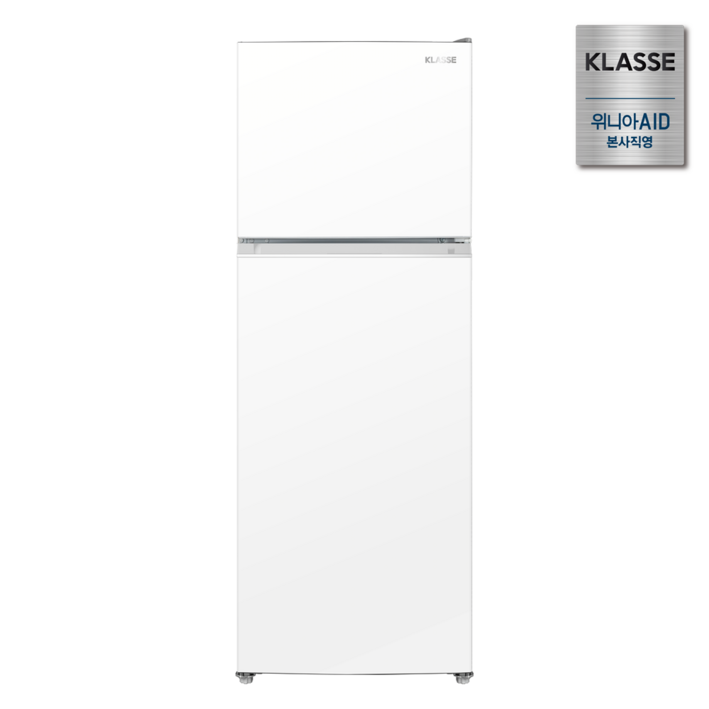 위니아 클라쎄 미니 소형 냉장고 RBA125SWW5MS1(AK) 원룸 자취 모텔 사무실 255리터 2도어 화이트