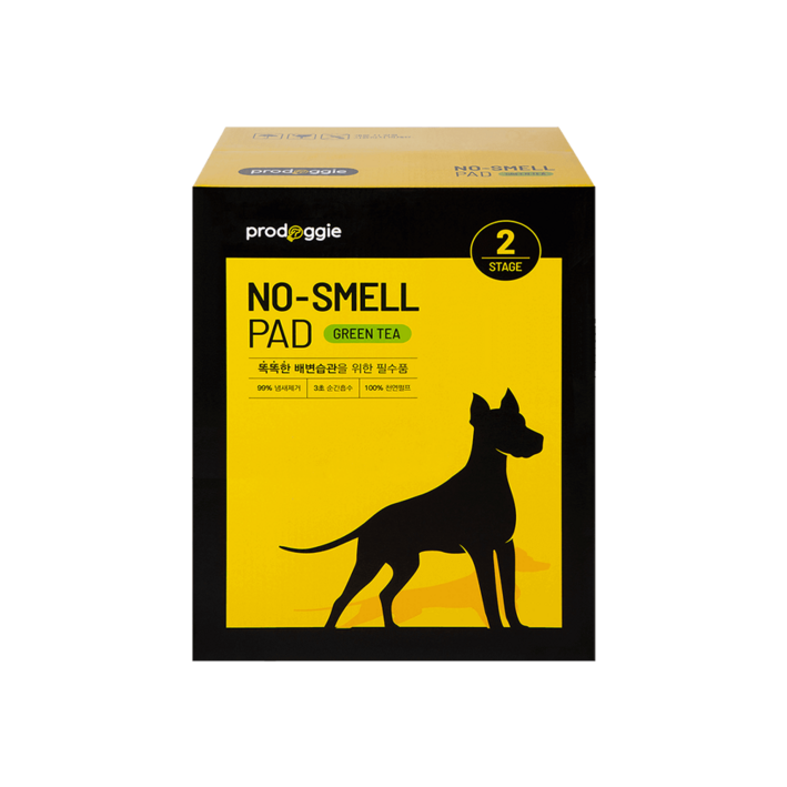 프로도기 강아지 대용량 패키지 노스멜 배변 패드 그린티향
